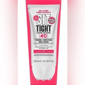 NEW Soap & Glory Sit Tight Super Intense 4-D Firming + Smoothing Body Serum